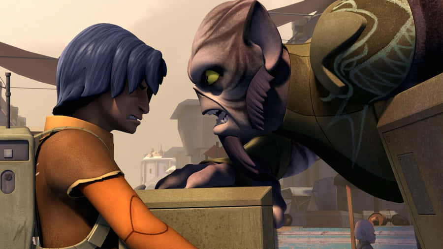 A Closer Look At Zeb Orrelios From Star Wars Rebels Wallpaper