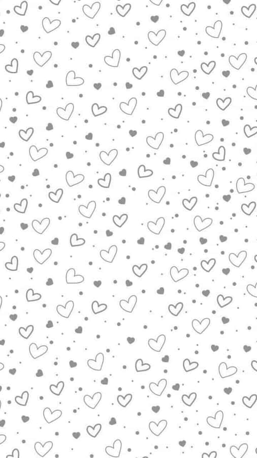 A Collection Of Adorable Colorful Hearts Wallpaper