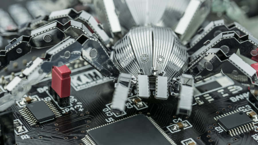 A Collection Of Electronic Components Wallpaper