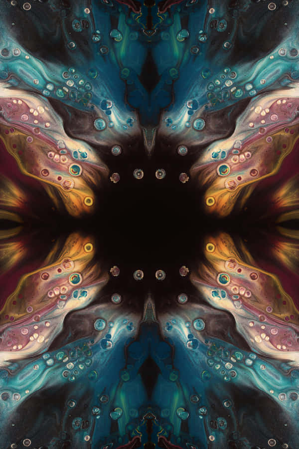 A Colorful Abstract Pattern Wallpaper