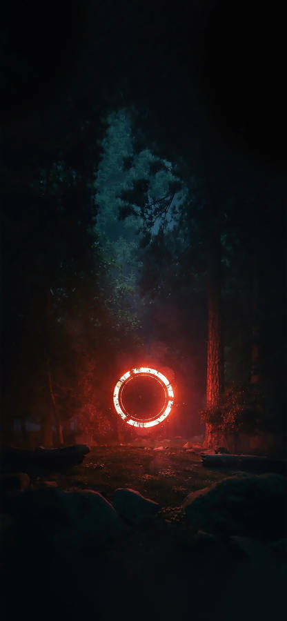 A Cool Red And Black Abstract Rectangle Wallpaper