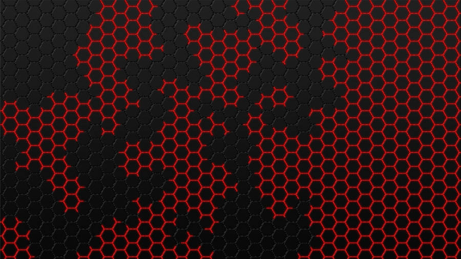 A Cool Red And Black Design Wallpaper