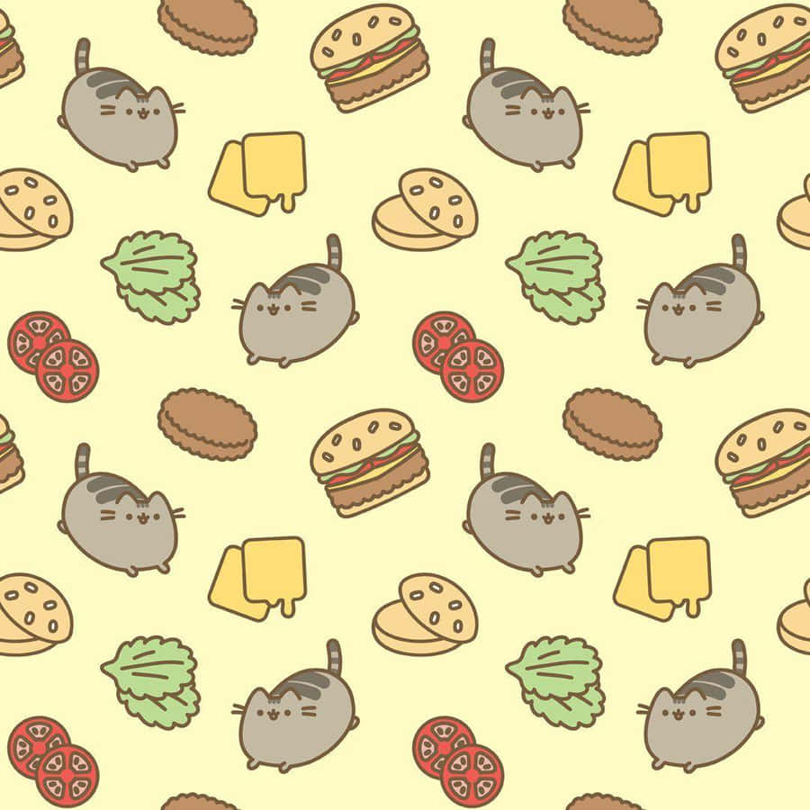 A Day At The Office Made Fun With Pusheen Pc Wallpaper