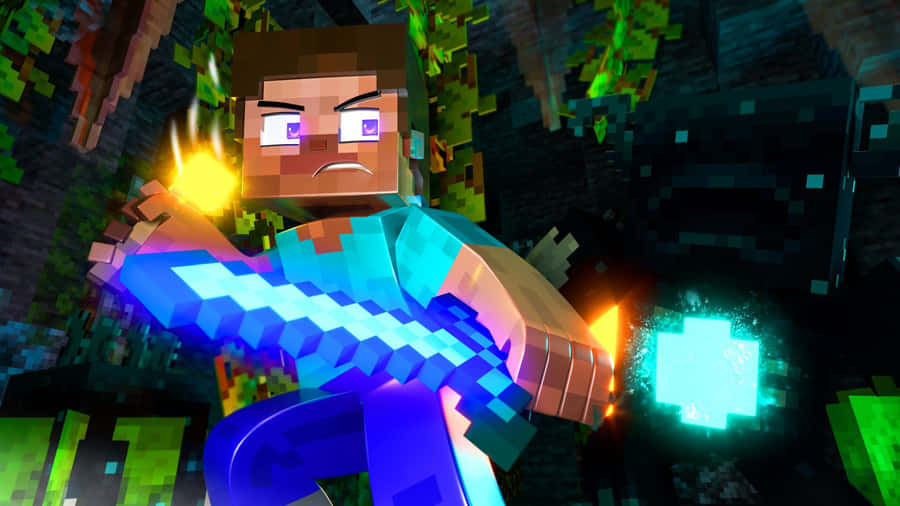 A Day In The Life Of Minecraft Villagers Wallpaper