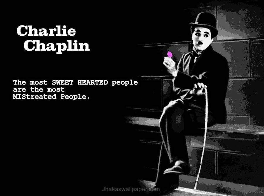 “a Day Without Laughter Is A Day Wasted” – Charlie Chaplin Wallpaper