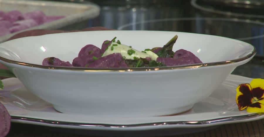 A Delicious Purple Sweet Potato Wallpaper