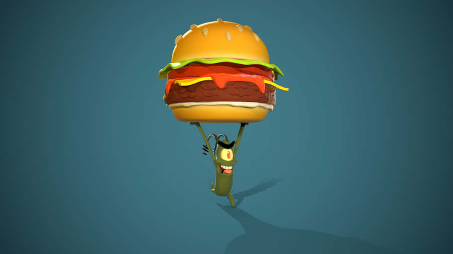 A Delightful Krabby Patty Feast Wallpaper