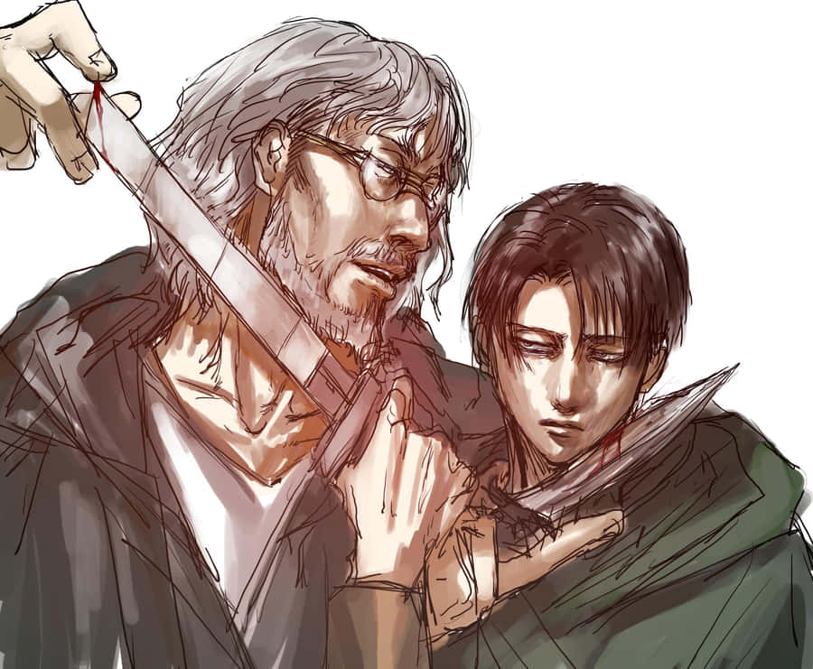 A Determined Look In His Eyes, Zeke Yeager Is Prepared To Take On The Challenges Awaiting Him. Wallpaper