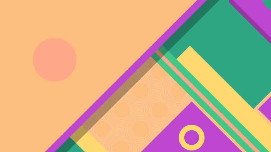 A Digital Watercolor Painting Of A Desert Landscape, Featuring A Road Running Through It. Wallpaper