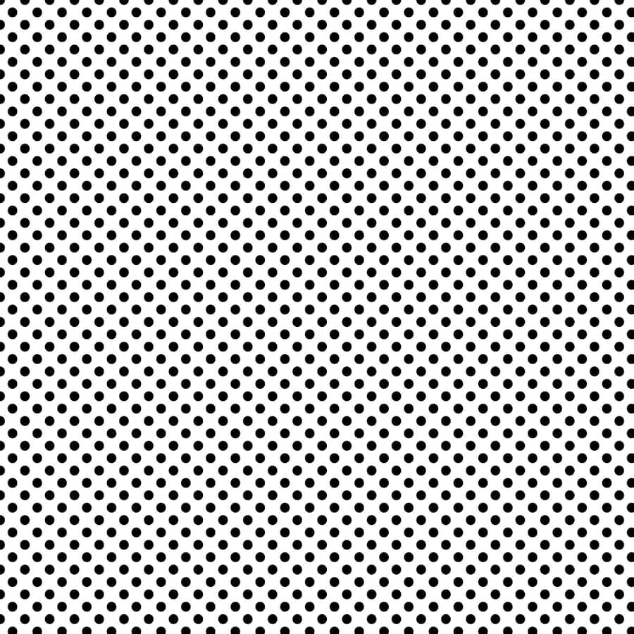 A Elegant Look Of Black Polka Dot Pattern Wallpaper