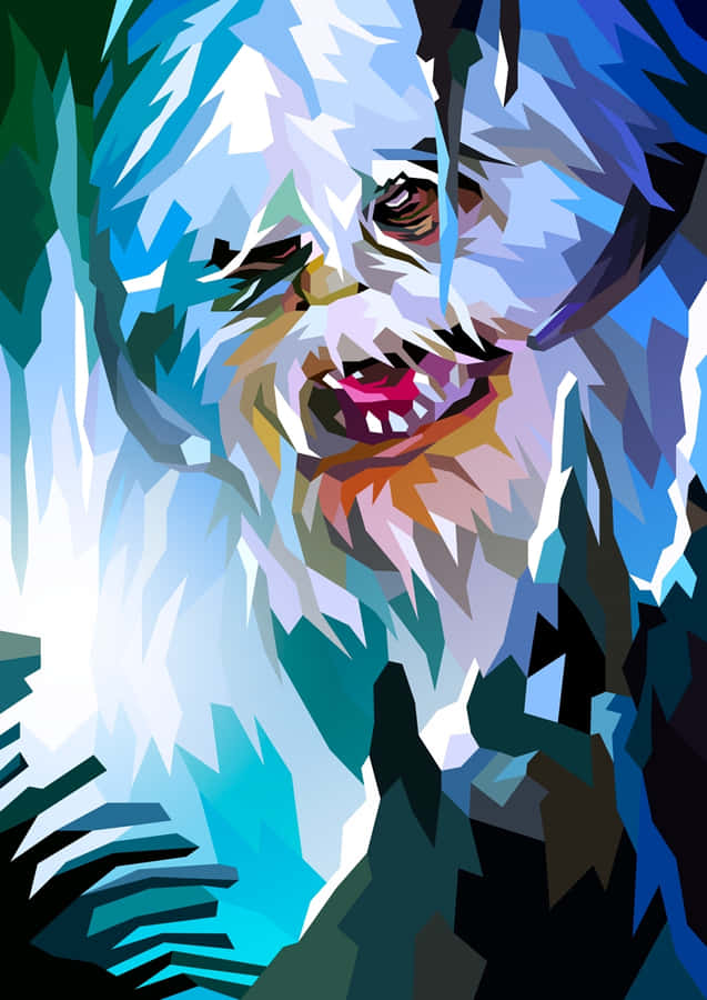 A Fierce Wampa Ready To Take Down Its Prey. Wallpaper