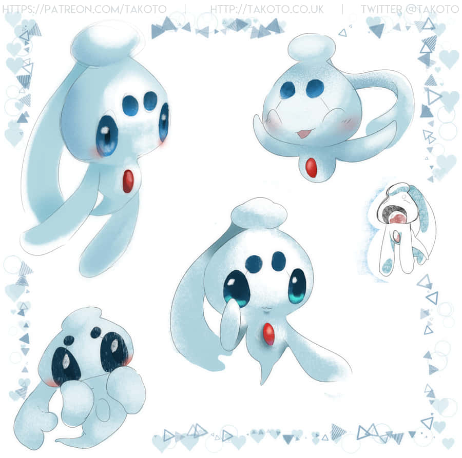 A Framed Photo Of White Phiones Wallpaper