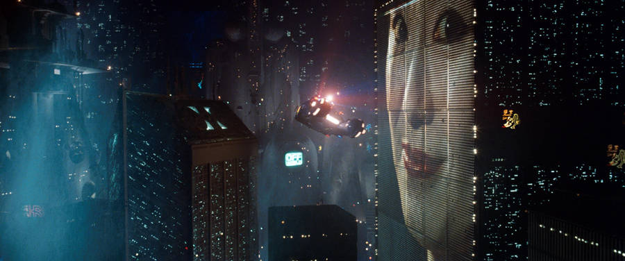 A Futuristic Cityscape, The World Of Blade Runner Wallpaper