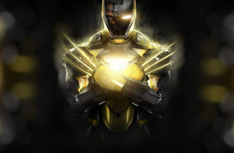 A Glistening Vibranium Suit Of Armor Wallpaper