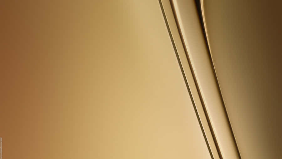 A Gold Background With A Curved Line Wallpaper