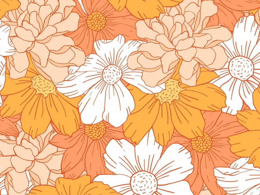 A Greenery Landscape Against The Horizon Wallpaper