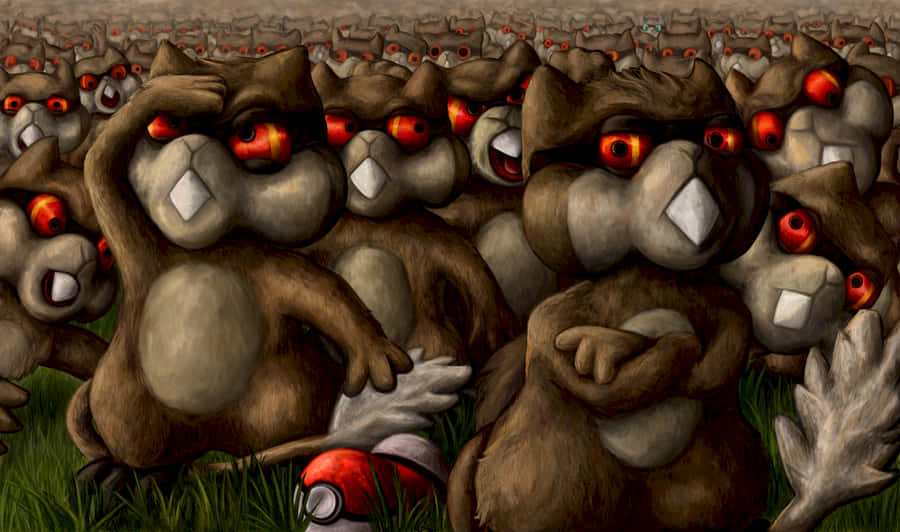 A Group Of Wild Patrats Wallpaper