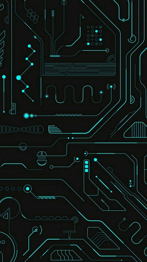A Hacker Hard At Work On A Circuit Board Wallpaper