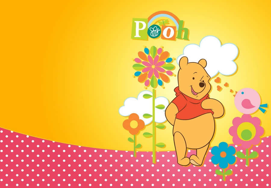 - A Laptop Featuring Winnie The Pooh For Kids Of All Ages! Wallpaper