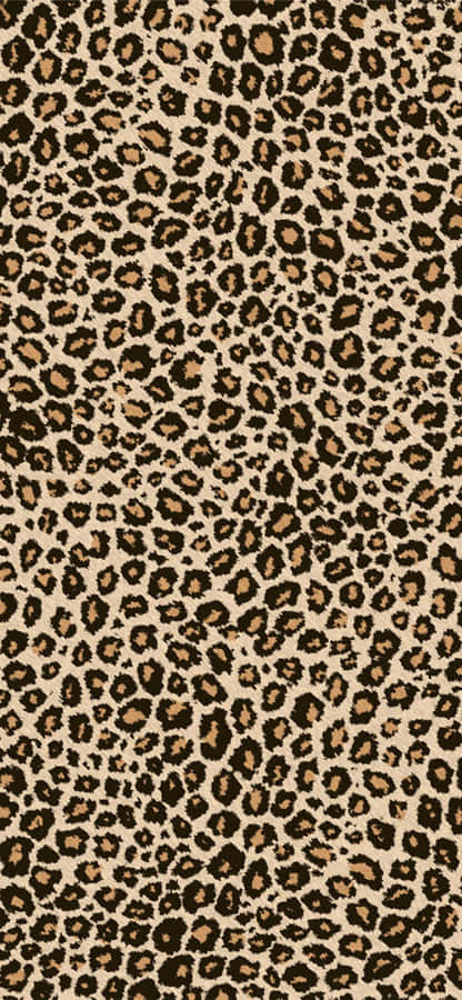 A Leopard Print Fabric With Black And Brown Spots Wallpaper