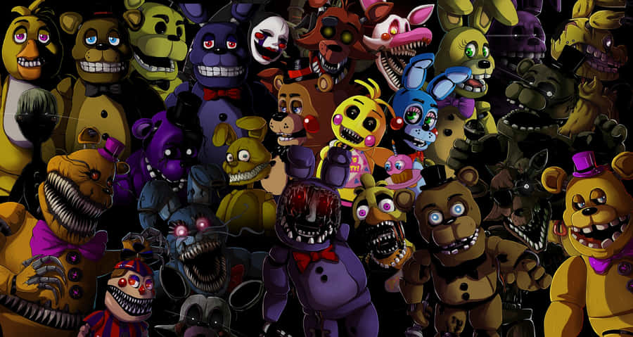 A Lifelike Animatronic Gorilla Holding A Glowing Orb In A Dimly Lit Room. Wallpaper