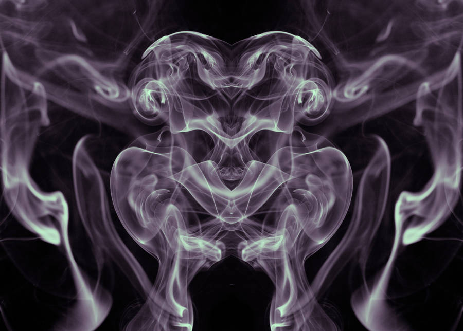 A Light And Fluffy Cloud Of Smoke Wallpaper