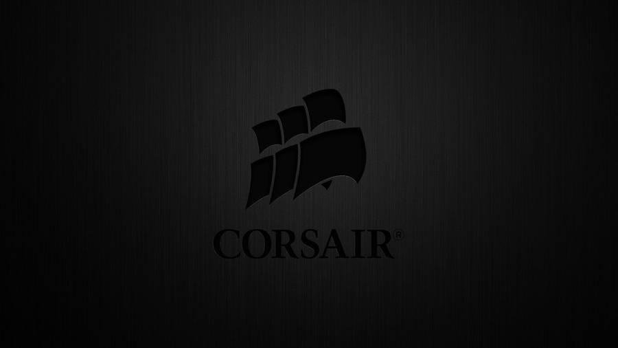 A Lighted Up Corsair Logo Wallpaper