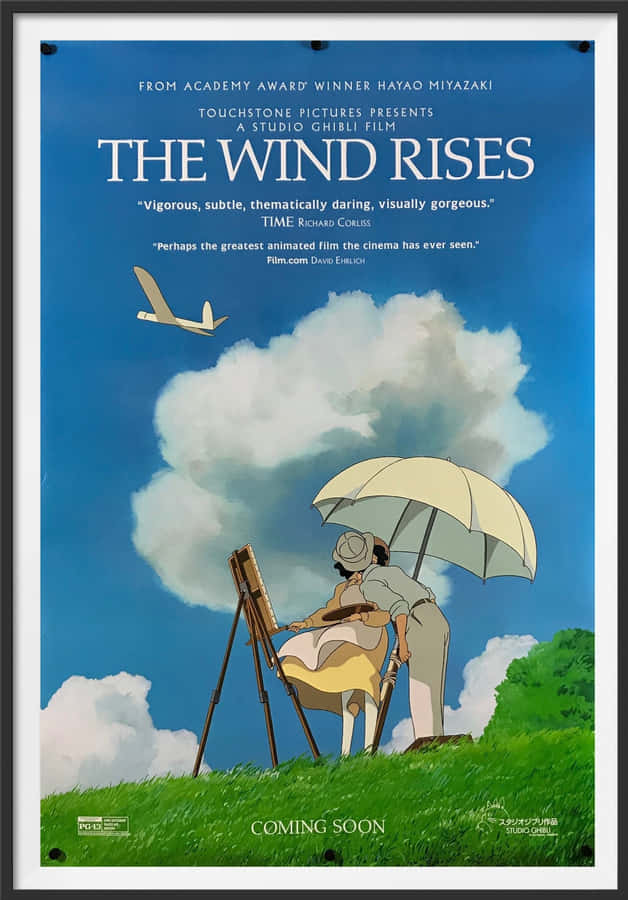 A Lonely Passenger Takes To The Sky In The Wind Rises. Wallpaper