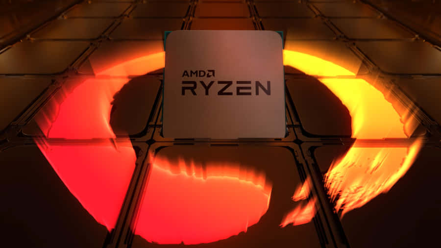 A M D Ryzen Processor Illuminated Wallpaper