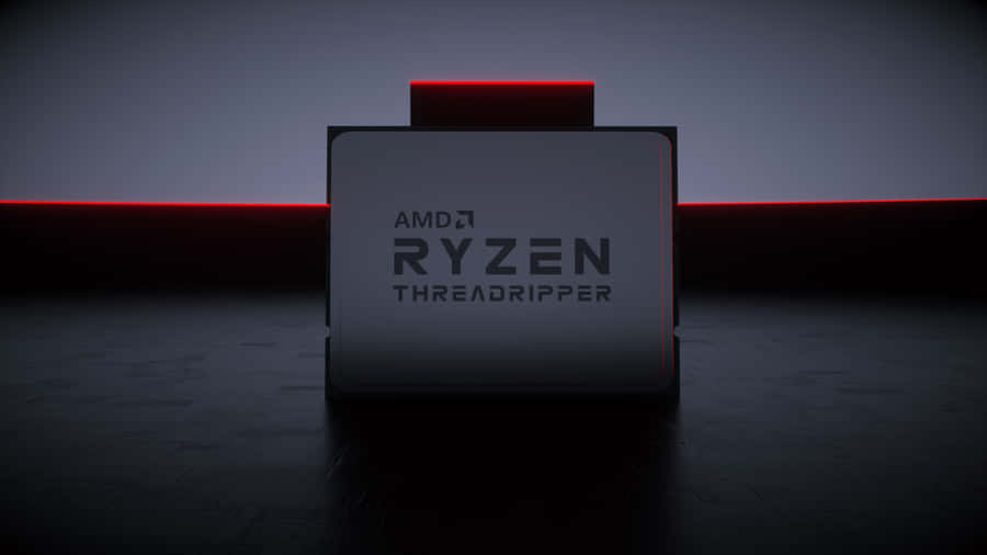A M D Ryzen Threadripper Processor Dark Background Wallpaper