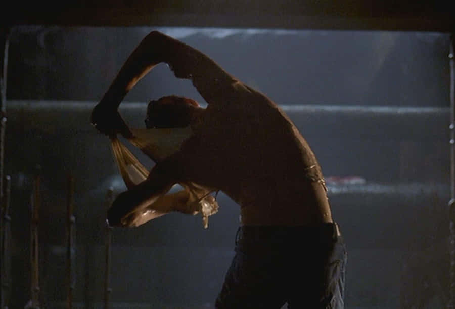 A Magical Shapeshifter Transforming In A Mystical Forest Wallpaper