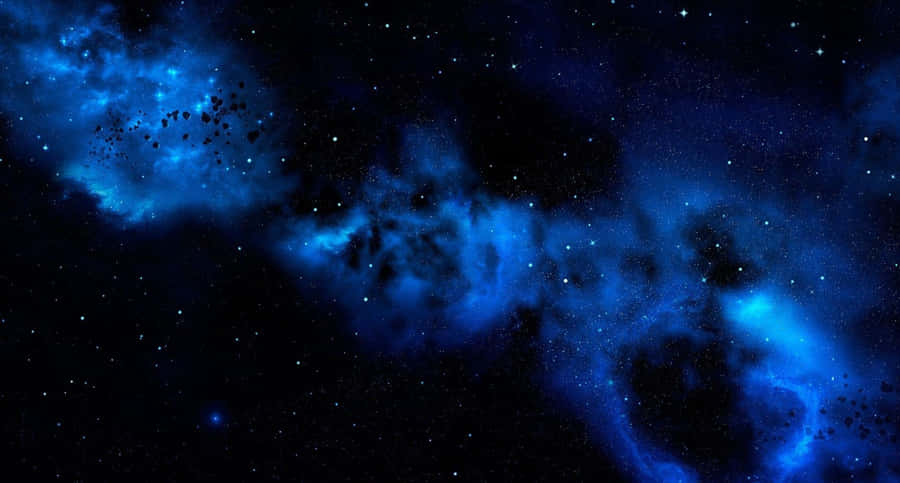 A Mesmerizing Dark Galaxy With Vibrant Colors Wallpaper