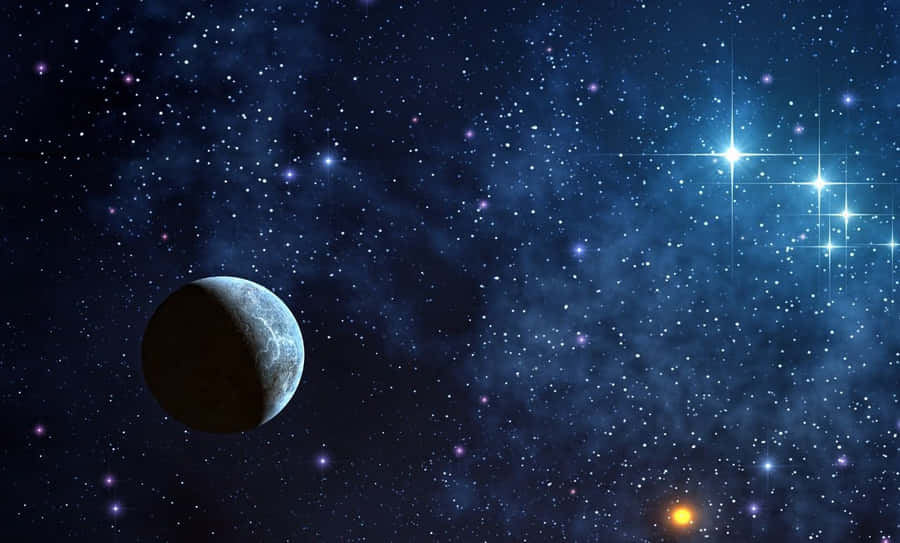 A Mesmerizing Starry Night Sky Wallpaper