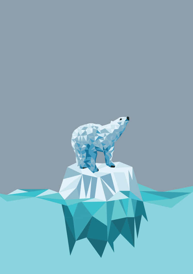 A Minimalist Animal Wallpaper With A Dinosaur Silhouette Wallpaper