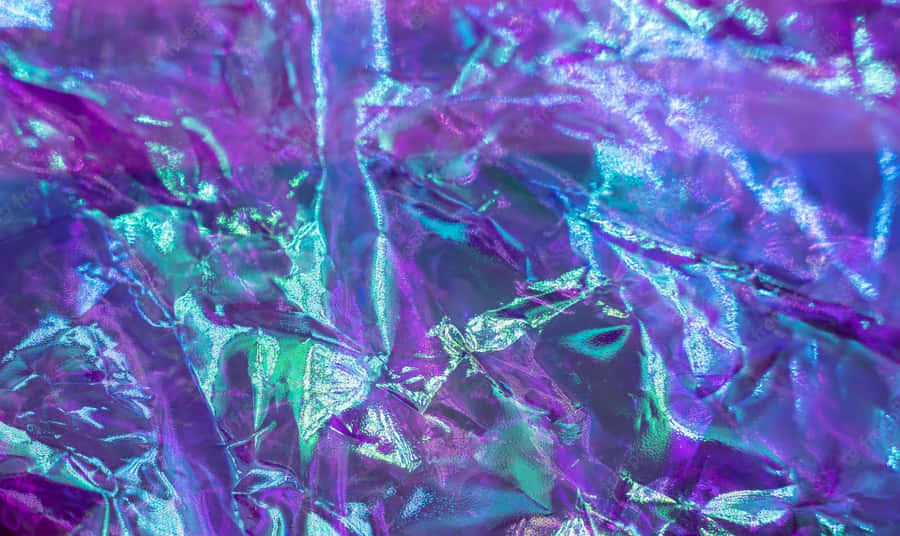 A Mix Of Neon Green And Purple Creating A Vibrant Abstract Design. Wallpaper