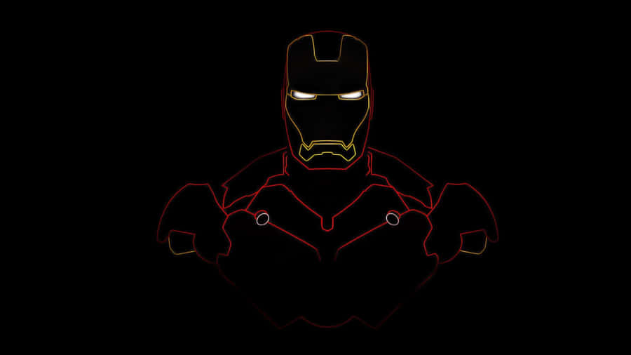 A Monochromatic Iron Man Wallpaper