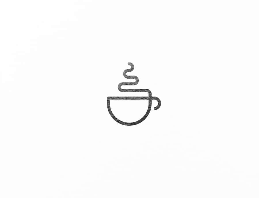 A Morning Pick-me-up With Minimalist Coffee Wallpaper