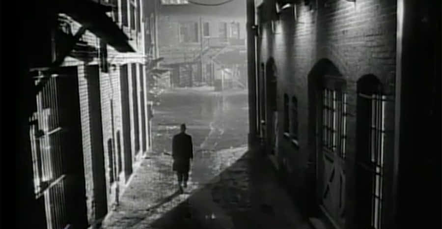 A Mysterious Film Noir Scene Wallpaper
