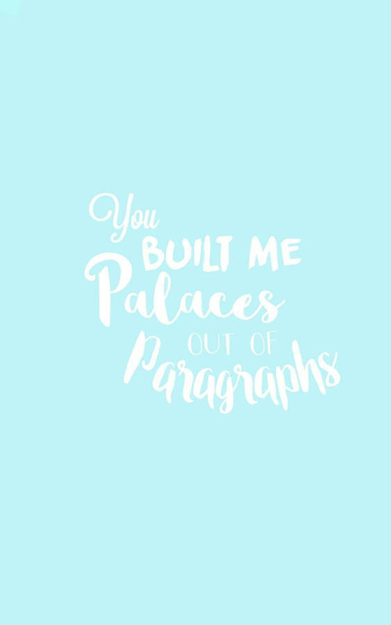 A Panoptic View Of A Summer Day At The Blue Hamilton Burn Palaces. Wallpaper