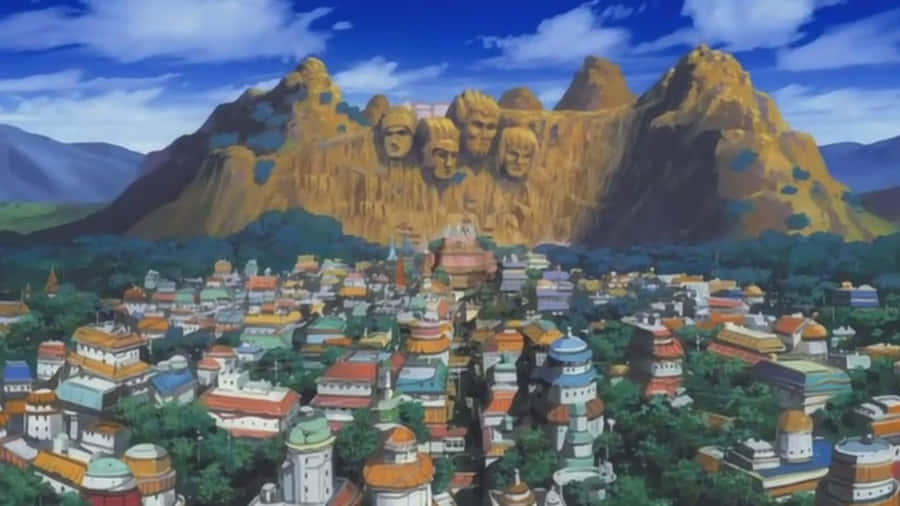 A Peaceful Day In Hidden Leaf Village Wallpaper