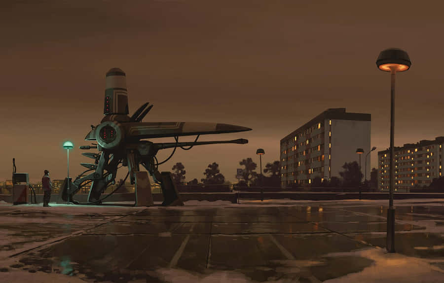 A Peripheral Weapon In The City Wallpaper