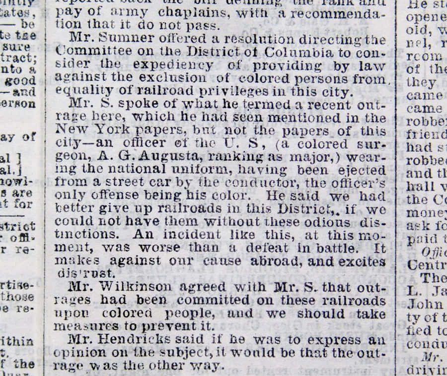 A Person Holding A Black And White Newspaper Wallpaper