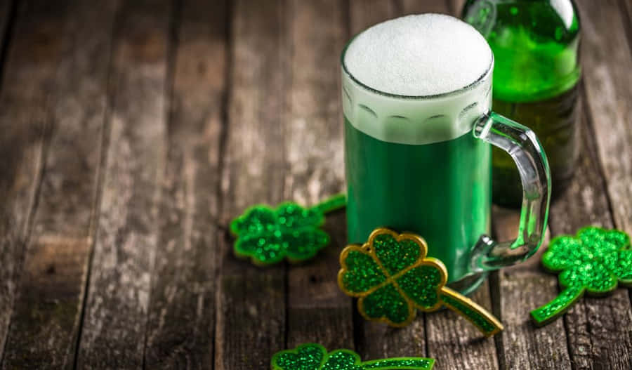 A Picturesque Sunset In A Wooded Area Wallpaper