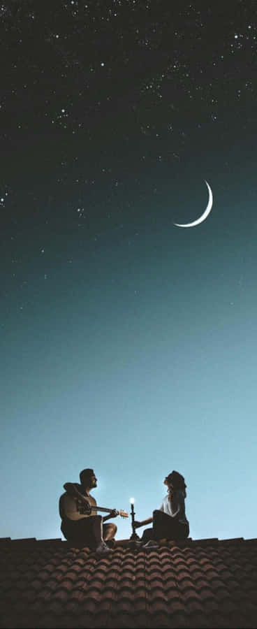 A Picturesque View Of A Harbor Surrounded By Palm Trees Wallpaper