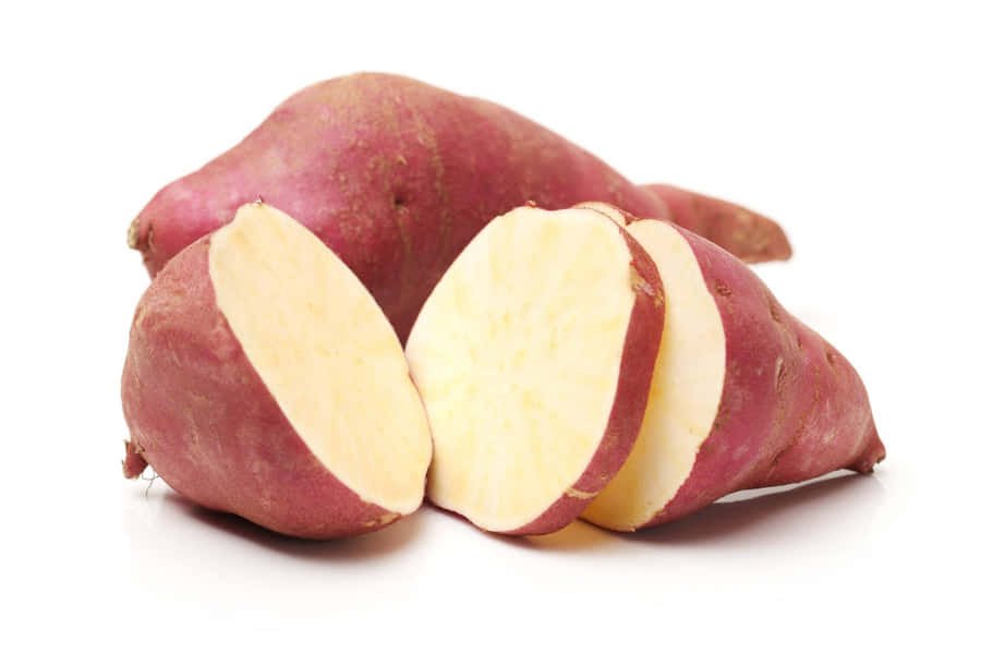 A Pile Of Fresh Red Potatoes Wallpaper