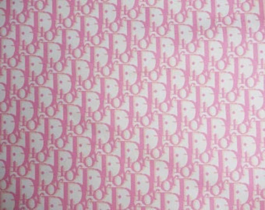 A Pink And White Fabric With A Pattern Of Scissors Wallpaper