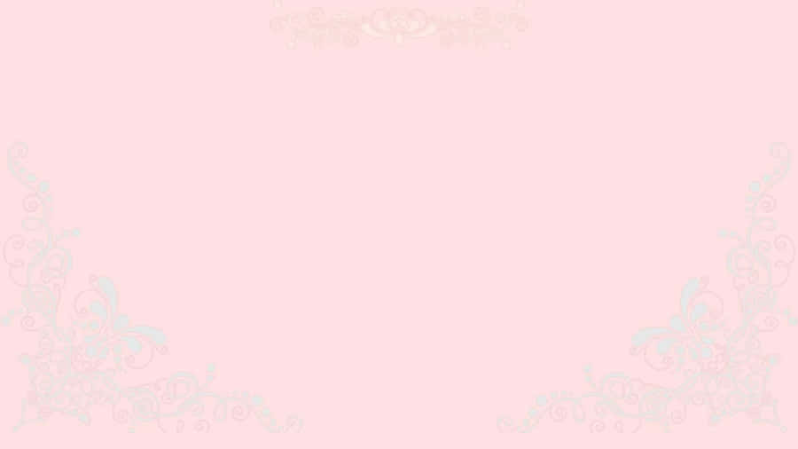 A Pink Background With A Floral Pattern Wallpaper
