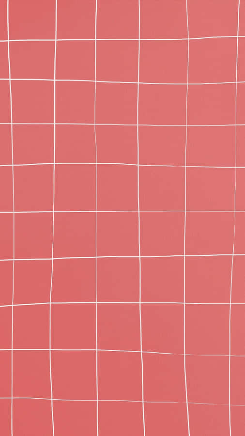 A Pink Background With White Lines Wallpaper
