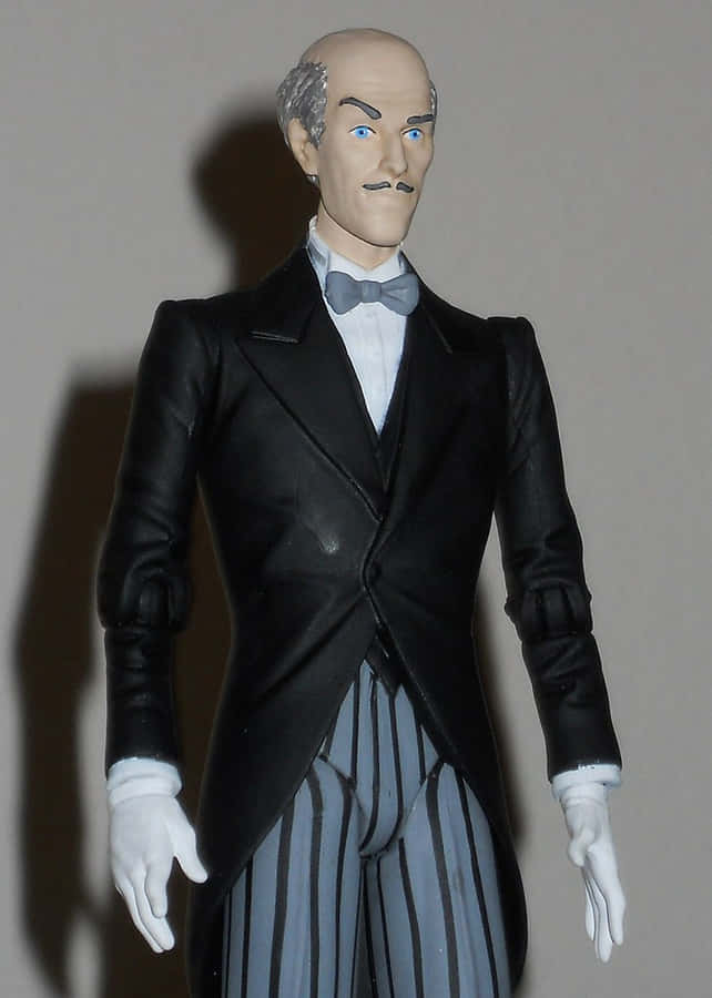 A Portrait Of The Esteemed Butler Alfred Pennyworth Wallpaper