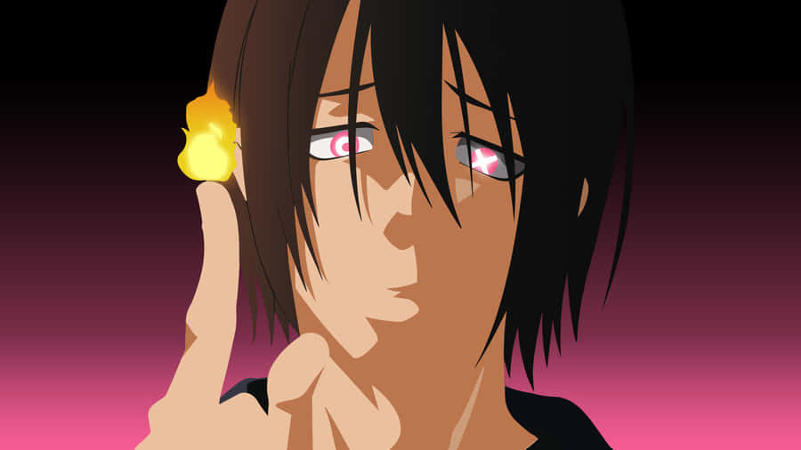 A Powerful And Beautiful Display Of Orange And Yellow Flames. Wallpaper